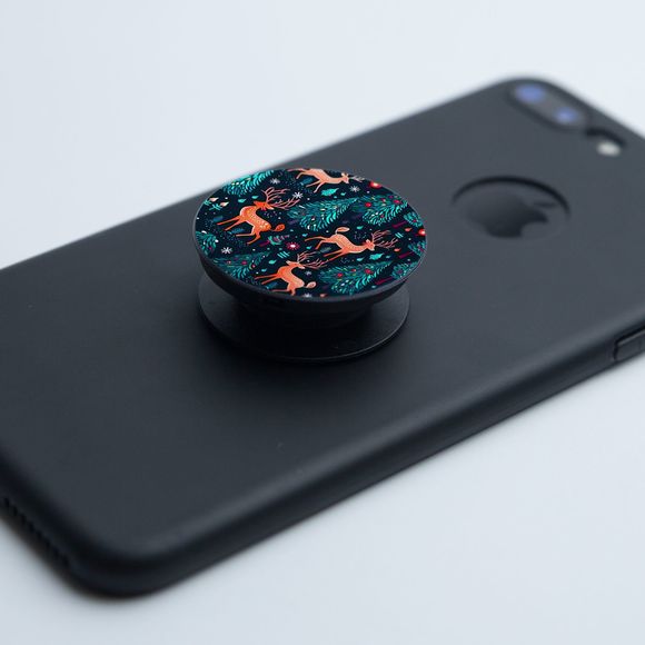 PopSockets Christmas Trees Deer Xmas for Phone Women Swappable Base PopGrip - Picture 2 of 13